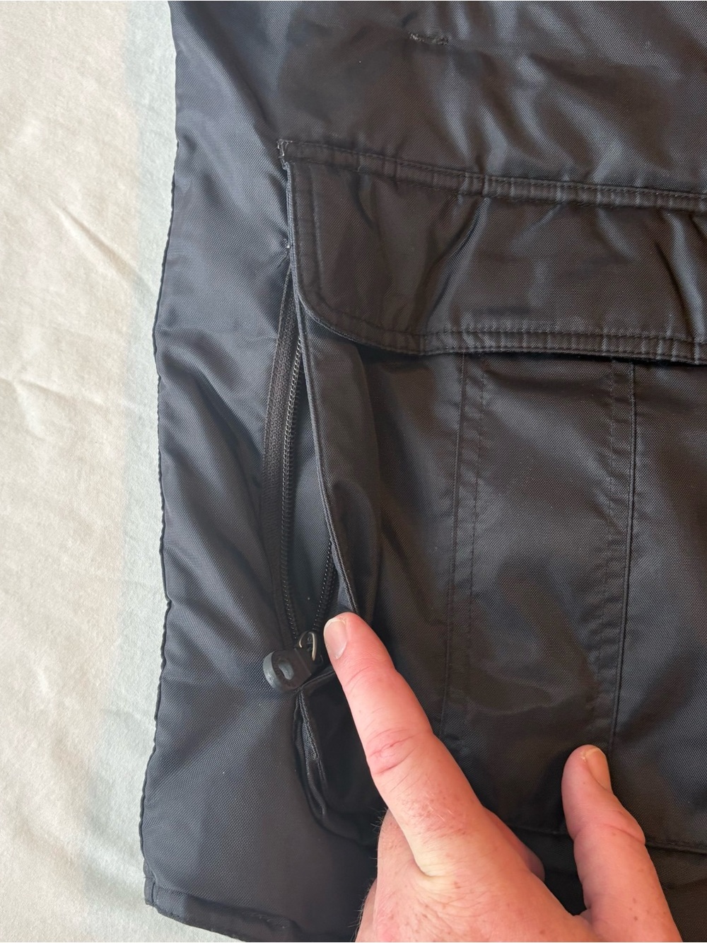Vintage Harley Davidson Men’s Reversible Black and Gray Nylon Puffer Jacket- XL - Picture 7 of 12